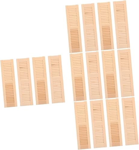 COHEALI Mini persianas de casa de muñecas, decoración de miniture, figuras en miniatura, persianas de casa de muñecas, persianas para muebles