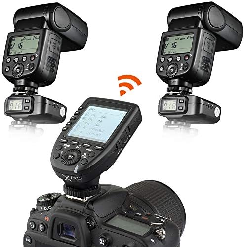 Godox Xpro-C 2.4G X System TTL Wireless Flash Trigger Transmitter & 2 * X1R-C Controller Receiver Compatible for Canon Flash