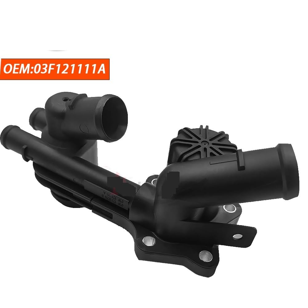 Termostat 03F121111A Pasuje do Audi Pasuje do Skody Seat Beetle Pasuje do Caddy III Plus 2008-2015 Pasuje do Seat Ibiza 2013-2017 OBUDOWA TERMOSTATU