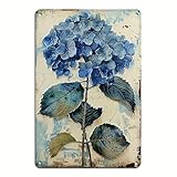 Photo Gallery simpatico cartello in latta con fiore blu, 20,3 x 30,5 cm, decorazione per casa, bar, pub, parete Photo Gallery simpatico cartello in latta con fiore blu, 20,3 x 30,5 cm, decorazione per casa, bar, pub, parete