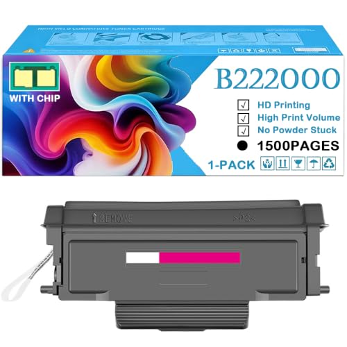 Toner noir B222000 avec puce pour imprimer vos rapports sur Lexmark MB2236adw