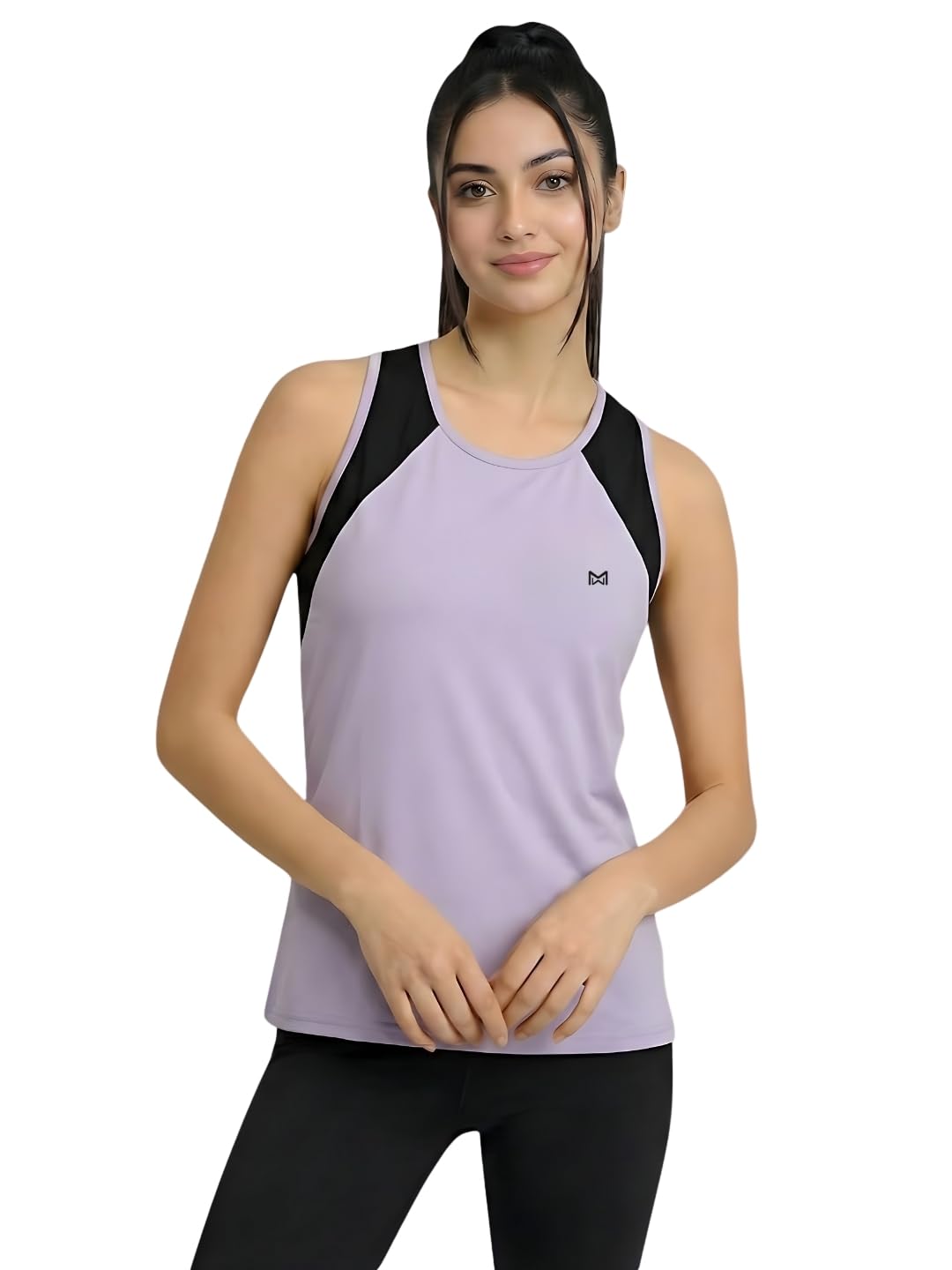 Women's Sports Wear Sleeveless Dri-Fit T Shirts for Girls Cycling Running Workout Tshirt Tank Tops Sport Regular Fit Gymwear Top for Female-image-1