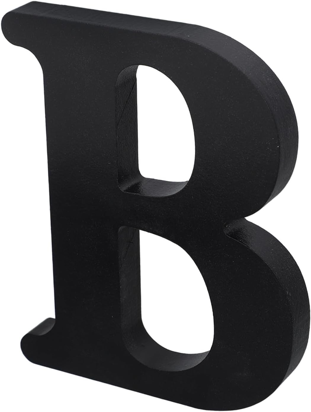 Black Wooden Letters for Home Decor Decorative Alphabet Standing Letters for Table Wall Craft Projects Elegant Black Finish for Initial Decor