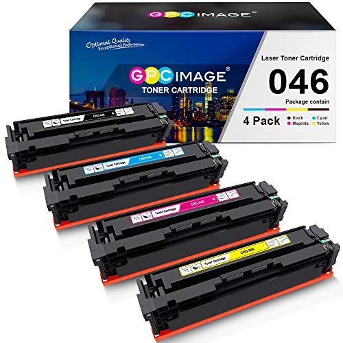 Cheapest 🛒 GPC Image Compatible Toner Cartridge Replacement for Canon 046 046H CRG-046 for Color ImageCLASS MF733Cdw MF731Cdw MF735Cdw LBP654Cdw Printer Tray (Black, Cyan, Magenta, Yellow)