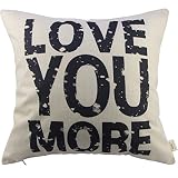 Beety P22 Cotton Linen Square Vintage Throw Pillow Case Shell Decorative Cushion Cover Pillowcase Qu