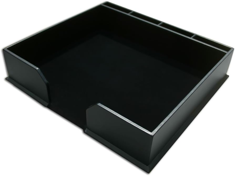 DACASSO Leatherette Conference Pad Holder - Luxury Leatherette Conference Pad (Black)