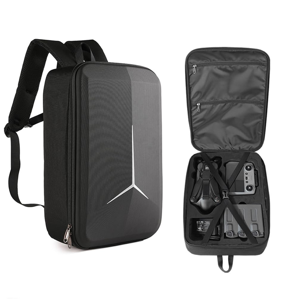 LiLiTok Borsa da viaggio per DJI Mavic 4 Pro e RC PRO 2/RC 2 telecomando, custodia impermeabile zaino nero (42 x 31 x 11 cm)