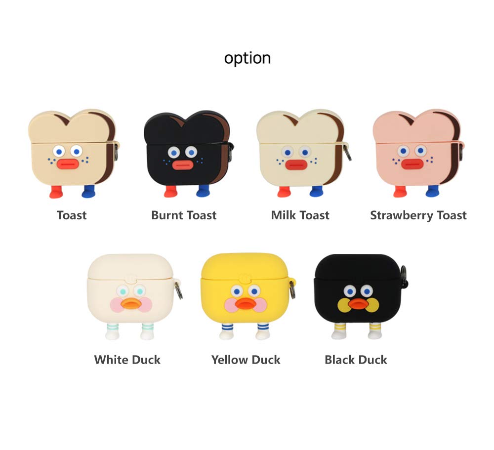 Amazon | AirPods Pro ケース かわいい AirPods Proトースト アヒル
