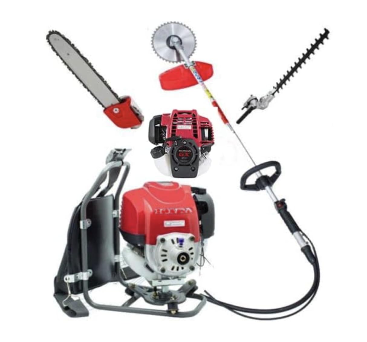 Amazon.com : GX50 4-Stroke 3 in 1 Backpack Brush Cutter Hedge
