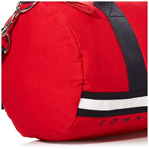 Tommy Hilfiger Bolsa esportiva infantil Gino, Vermelho maçã, OS, Tommy Hilfiger Bolsa esportiva infa