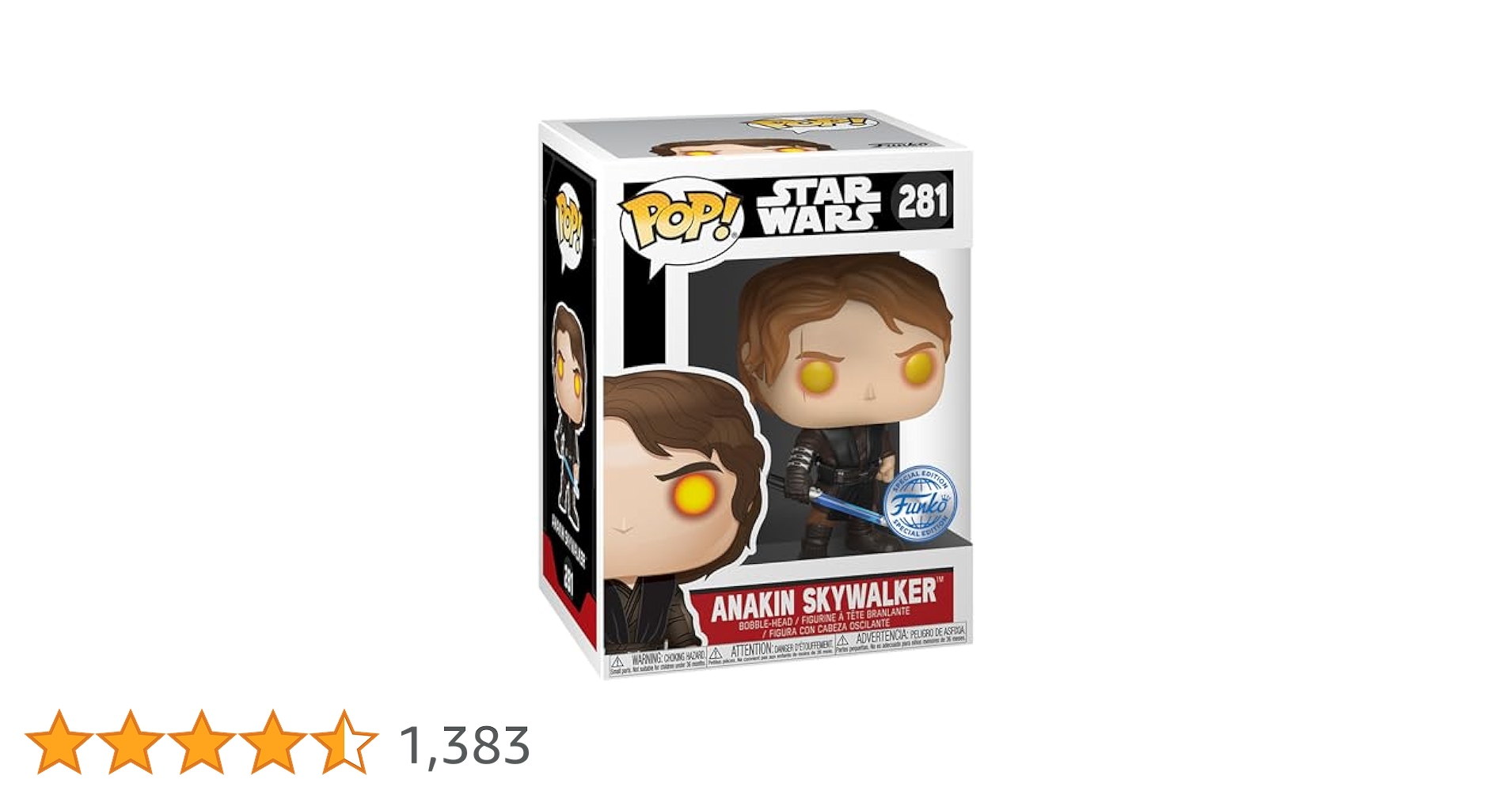Funko Pop スターウォーズ アナキン・スカイウォーカー コン限定 Amazon.com: Funko Pop! Star Wars - Anakin Skywalker Dark