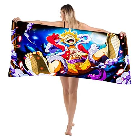 Anime Beach Towel Quick Dry Beach Towel Swimming Travel Cover