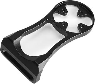 cyrank Extended Bike Computer Mount, Multifunction Black Adjustable Out Front Computer Mount Bicycle Extended Mount Bike Stem Mount