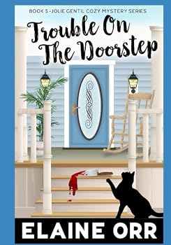 Paperback Trouble on the Doorstep: Large Print (Jolie Gentil Cozy Mystery Series) (Volume 5) Book