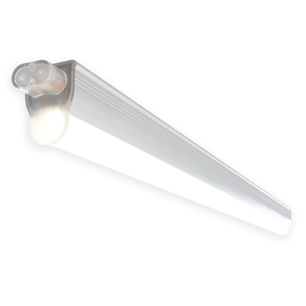 LITECRAFT Logan Under Cabinet Integrated LED Light - Aluminium (Warm White, 50 cm)