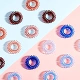 ❤Wasserdicht und hygienisch: Haargummis sind nicht saugfähig. Sie können daher beim schwimmen oder baden getragen werden, ohne dass sich 