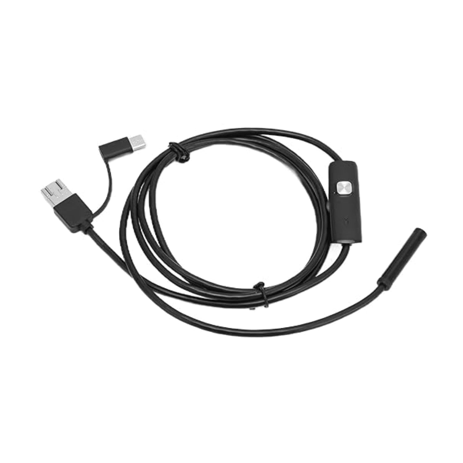 3 in 1 Android 7mm Endoscope Camera USB Inspection Camera 1M Length Endoscope 6 LED Endoscope IP67 Waterproof USB Inspection Camera for Android Mobile Phone Endoscope - Image 2 thumbnail