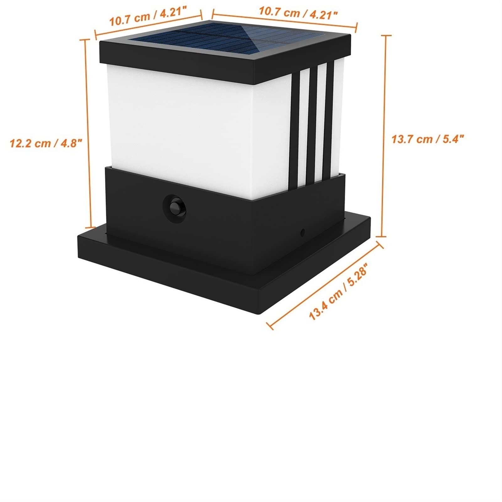 Zewnętrzna Lampa Solarna Na Słupie 2 Częściowy Zestaw ściennych Lamp Ogrodzeniowych Do Dekoracji Ogrodu Zewnętrzne Lampy Solarne