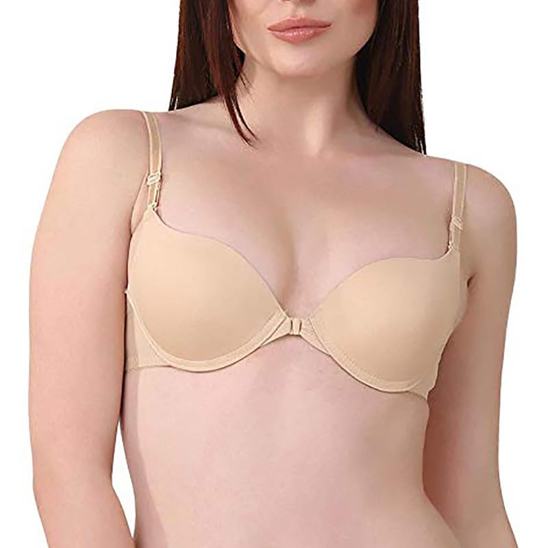 brachy Women's Front Closure Multi-Way Heavy Padded Push-Up Bra BCA_FOPPBAM201-picture-48