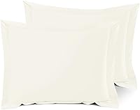 Vista 35 de Nestl Juego de 2 fundas de almohada suaves de microfibra de doble cepillado, fundas de almohada de cama prémium estilo hotel, con brida decorativa