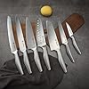 SANMUZUO Kitchen Knives Set - 7 Pieces, Stainless Steel Chef Knife Sets for Kitchen - Zhen Series