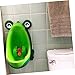 HEALSOPTHY 1Pc Lovely Frog Shaped Boy Training Urinal Reusable Wall Mounted Potty Tool for Saving Boy Toilet Easy to Clean