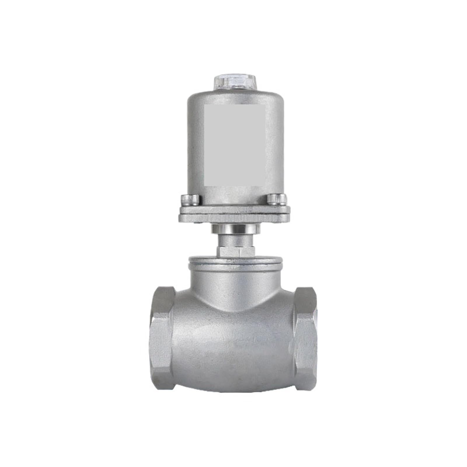 Vanne de siege d'angle 1-1/2 single acting pneumatique pour fluide