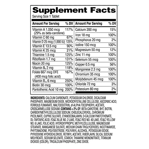 jogi Complete Multivitamin/Multimineral Supplement Tablets, Adults, Complete with 26 nutrients200 Count - Thumbnail 4