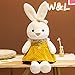 Apaiser Le Lapin Peluche Petite poupée poupée poupée poupée Cadeau d'anniversaire 87 cm Jaune
