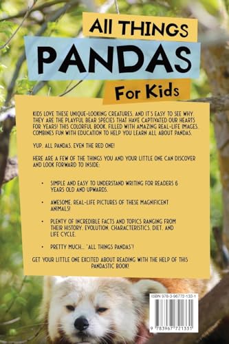 All Things Pandas For Kids: Filled With Plenty of Facts, Photos, and Fun to Learn all About Pandas