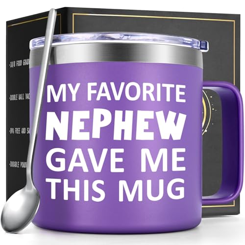 Qtencas-Aunt-Gifts-From-Nephew-Funny-Aunt-Mug-My-Favorite-Nephew-Gave-Me-This-Mug-Birthday-Christmas-Gift-for-Aunt-Auntie-New-Aunt-From-Nephew-14oz-Stainless-Steel-Uncle-Coffee-Mug-Purple Qtencas Aunt Gifts From Nephew Funny Aunt Mug My Favorite Nephew Gave Me This Mug Birthday Christmas Gift for Aunt Auntie New Aunt From Nephew 14oz Stainless Steel Uncle Coffee Mug Purple