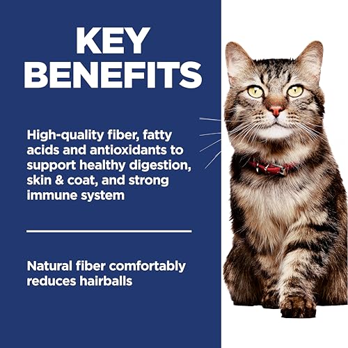 Hill's Science Diet Hairball Control, Senior Adult 7+, Hairball Control Support, Dry Cat Food, Chicken Recipe, 15.5 lb Bag - Image 5