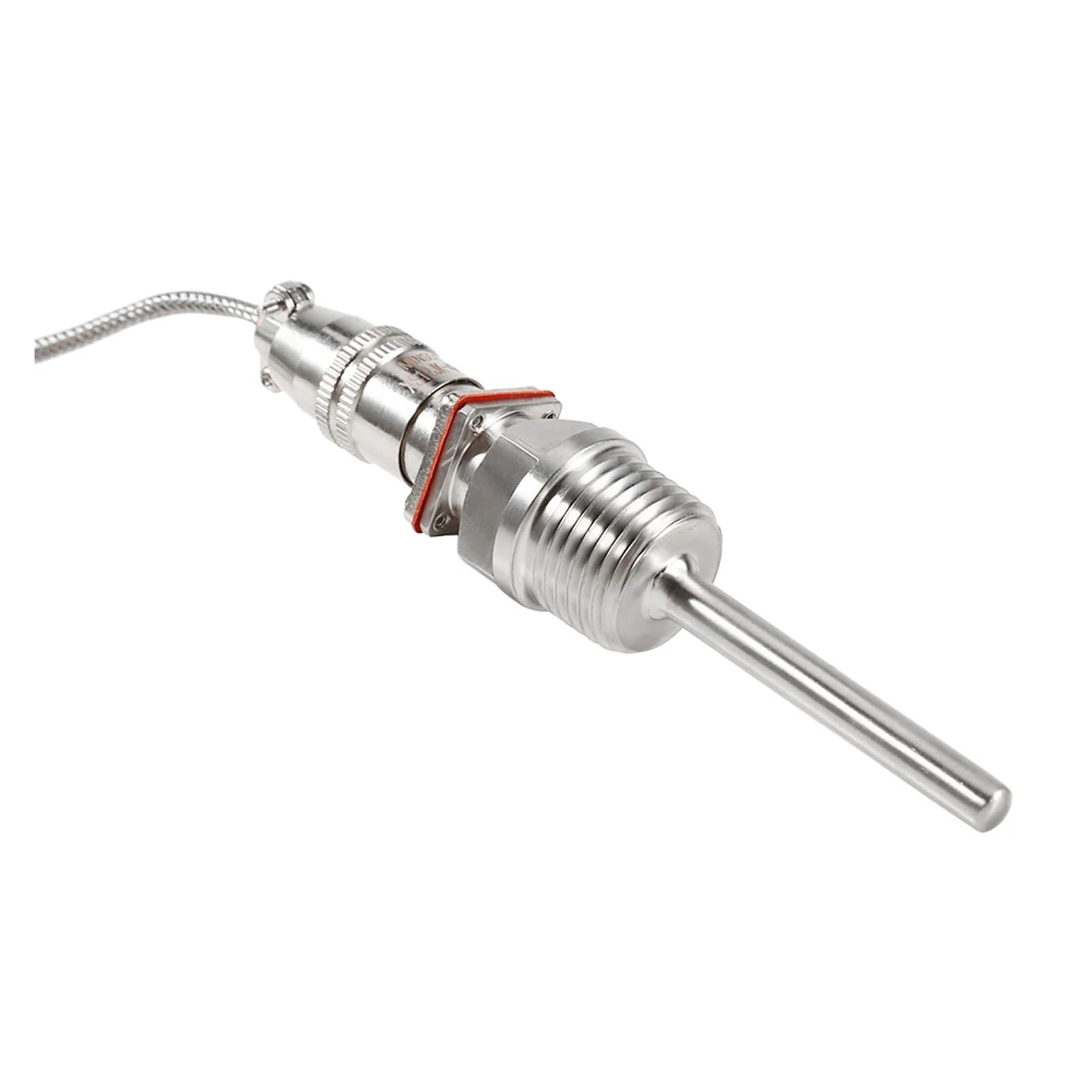 Sensore di Temperatura PT100 con Filettatura da 1/2" e Cavo da 2 Metri, sonda di monitoraggio della Temperatura, trasduttore di Temperatura