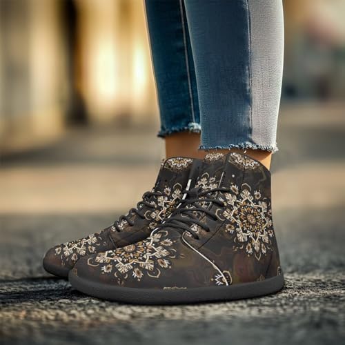 Image of Binienty Zero Drop Sole Barefoot Men's Women's PU Leather Flat Minimalist Barefoot Sneakers Athletic Shoes Waterproof