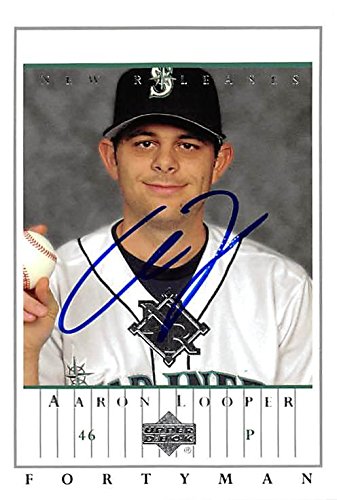Amazon.com: Aaron Looper autographed baseball card (Seattle
