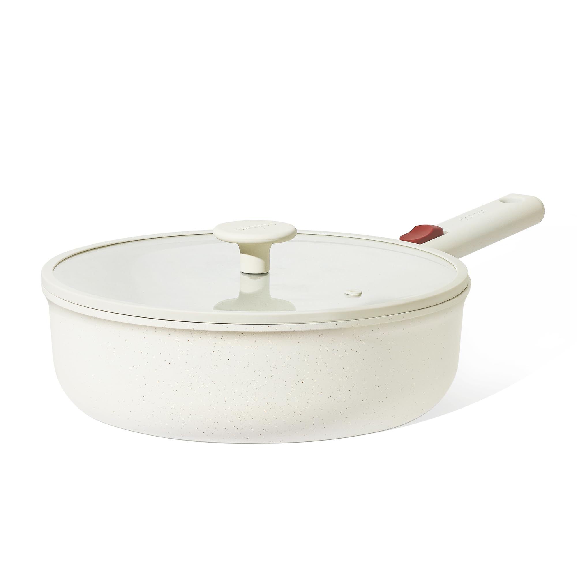 CAROTE 10'' Non Stick Deep Frying Pans with Lid, 4QT Saute Pan Skillet Granite Nonstick, Induction Cookware,Granite Frying Pan for Cooking, Cooking Pan, Detachable Handle Saute Pan