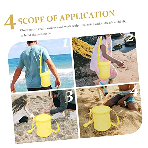 Multi-Function Portable Beach Bag for Boys and Girls Wear-Resistant Mesh Toy Organizer for Play and Outdoor Activities Capacity for Beach Essentials and Supplies3