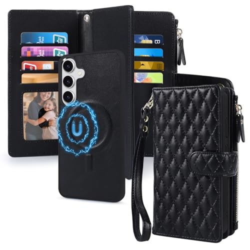 Coque Samsung S25 FE fermeture éclair avec protection RFID intégrée