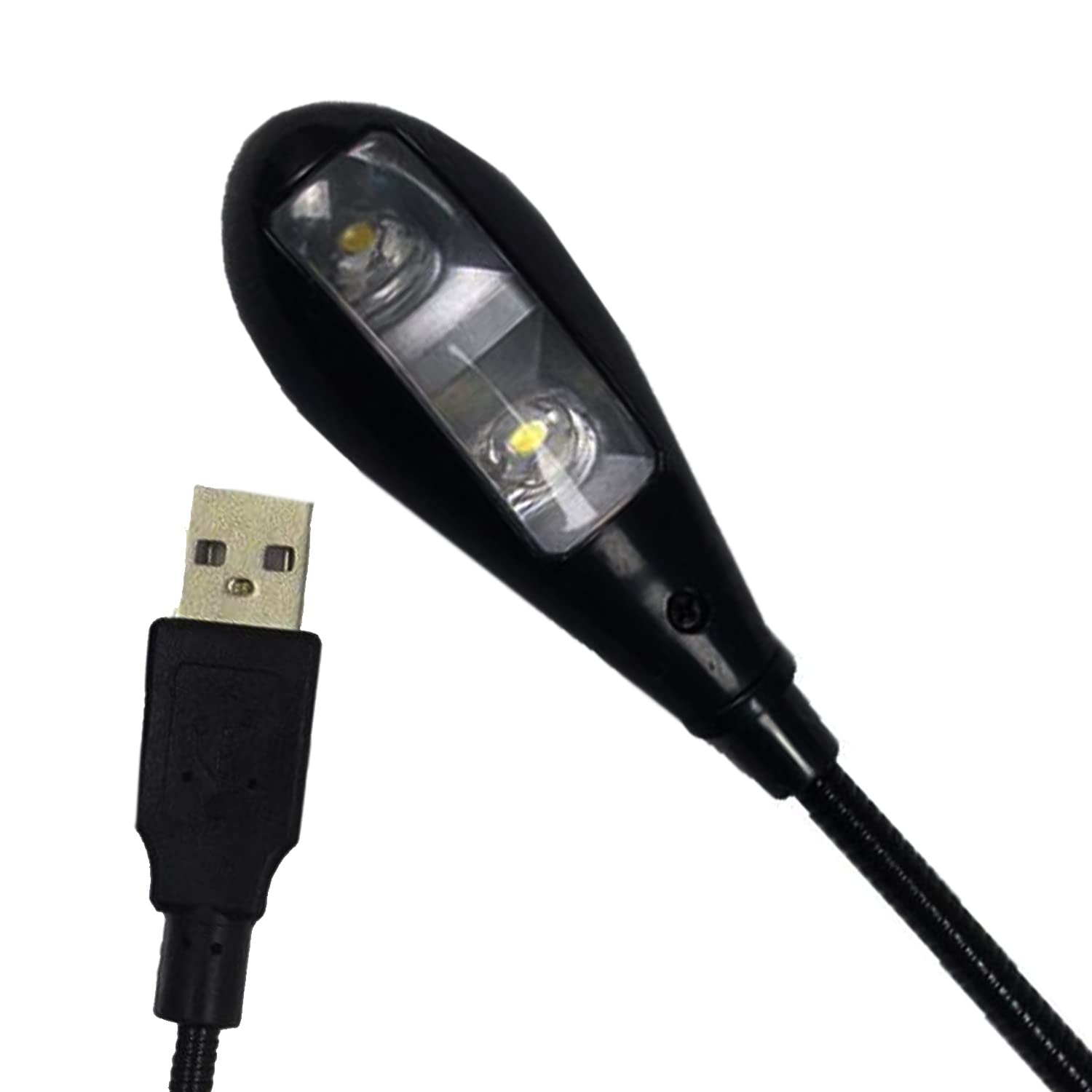 Sprachgesteuerte USB Lampe Mit Schwanenhals - LED Leselampe Für PC & Bett