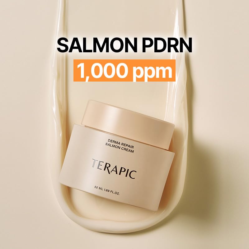 Salmon PDRN Repair Cream 1.69 Fl Oz - Wrinkle & Elasticity Booster - Anti-Aging Firming Face Cream with PDRN & Collagen - K-Beauty Dermacare - Image 3