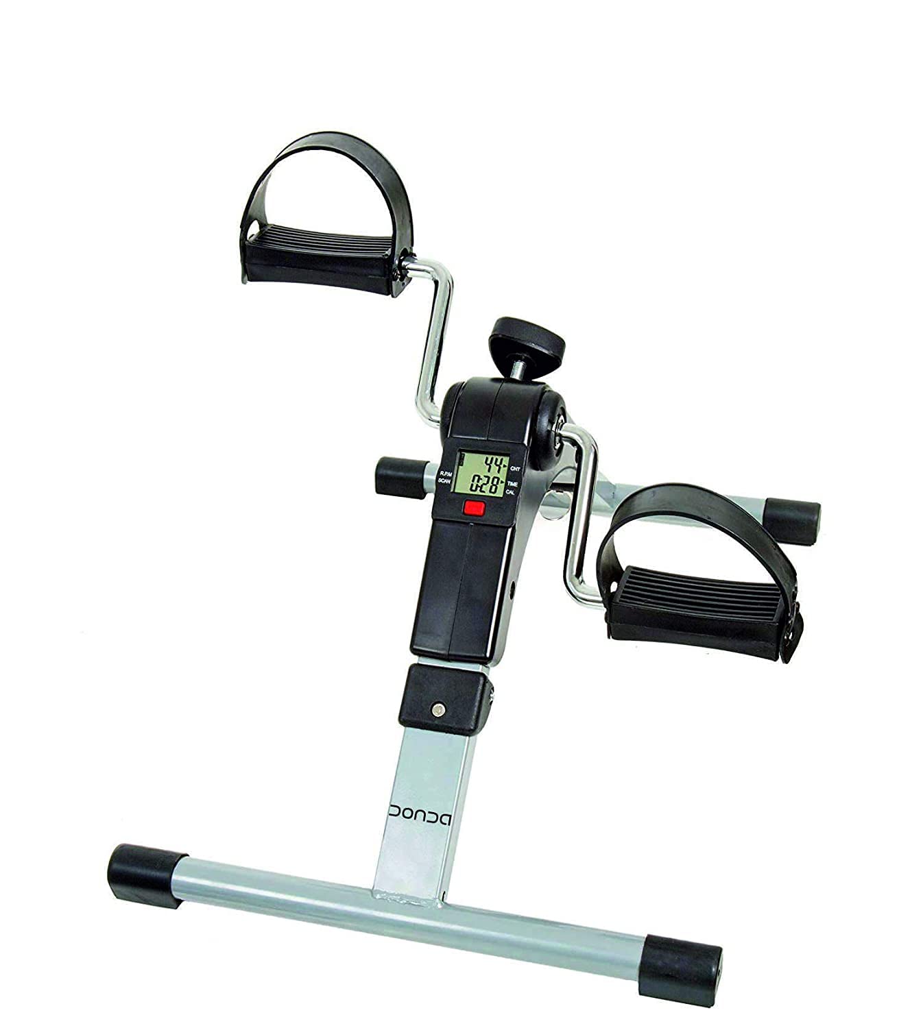 DONDA Pedal Exerciser Cycle Bike for Home Gym | Mini Gym Cycle/Bike -Foot Pedal Exerciser with Calorie Counter (Silver Black)-image-28