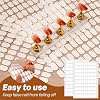 800 Pcs False Tip Double Sided Adhesive Tapes for Nail Art Press Pre-Cut Strips on Nails for Nail Packaging Supplies