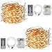 Produktbild CPROSP Lichterkette Warmweiß Batterie, 2er 20M 200 LEDs, 8 Modi Dimmbar, IP68 Wasserdicht, mit Fernbedienung und Timer, Außenleuchtung für Garten, Weihnacht und Deko