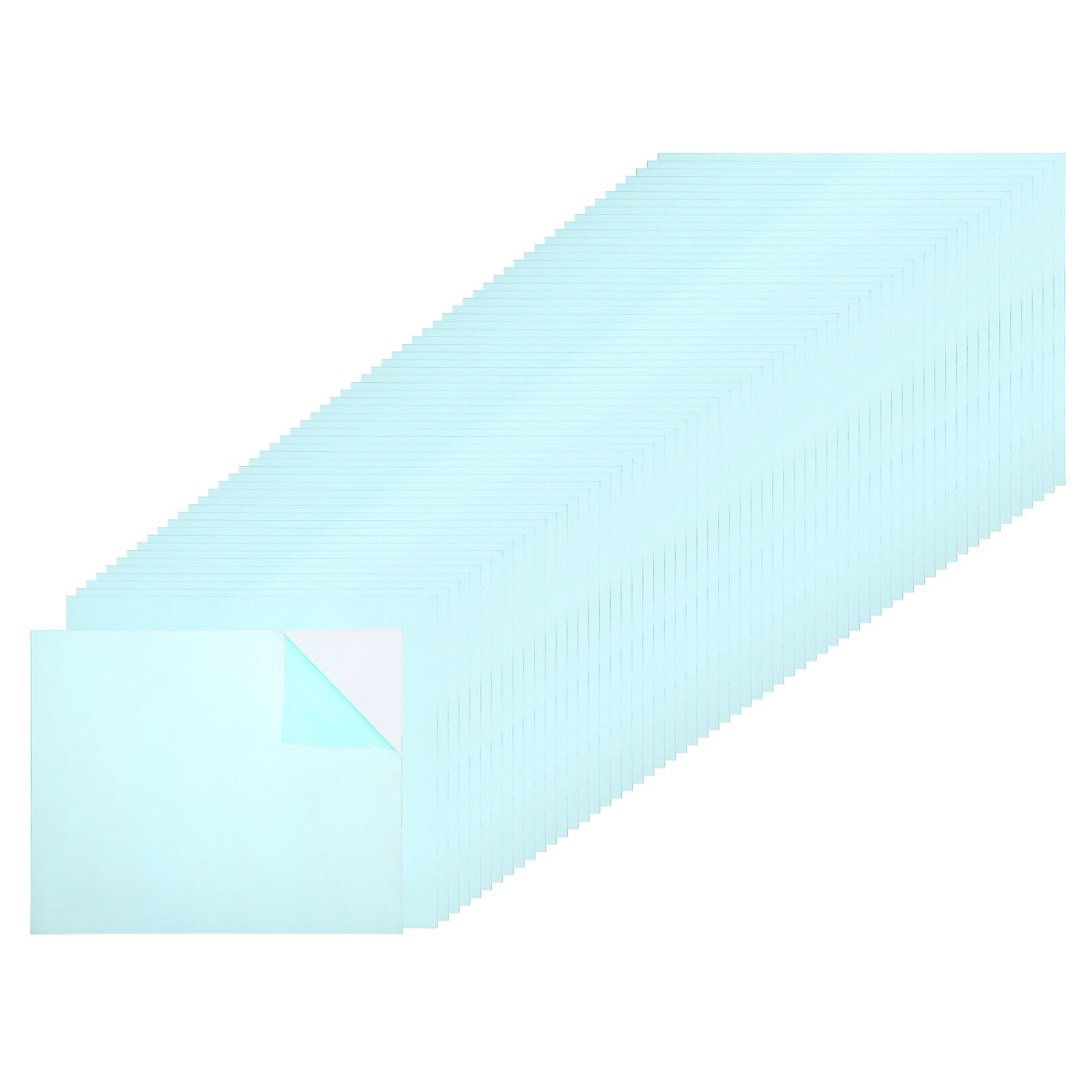 PATIKIL 115 x 95mm Welding Protection Lens, 60 Pcs Clear PC Lens Cover Replacement Welding Helmet Hood Transparent Protective Covers Right Angle