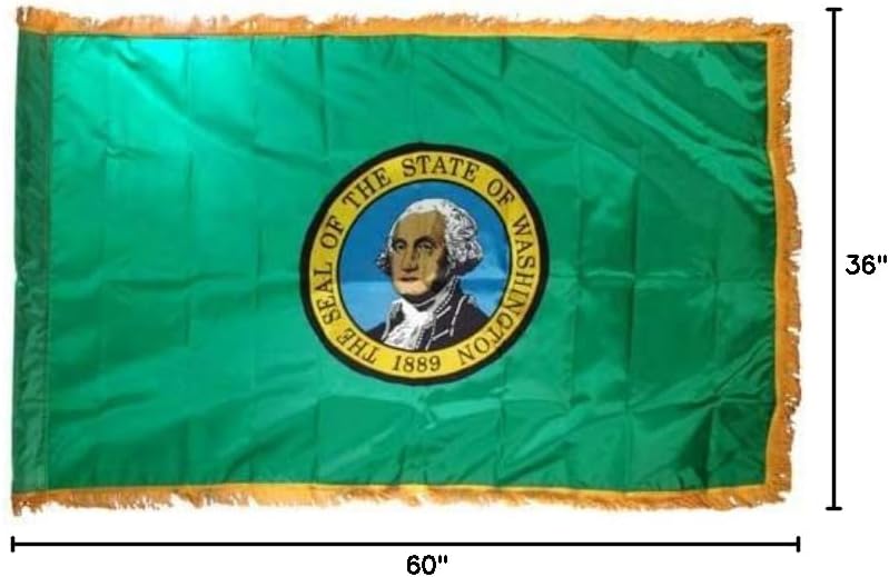 Spectramax 3'x5' Nylon Indoor Washington Flag
