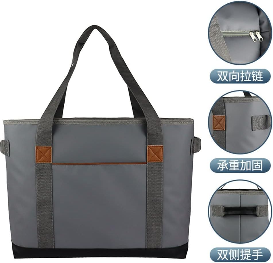 Portable Shoulder Waterproof Picnic Beer Fruit Beverage Ice Bag Pack Lunch Insulation(E)