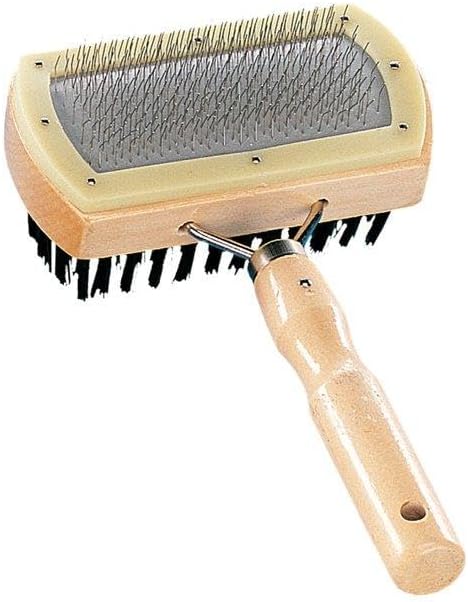 Nobby Nature Line Poodle Brush with Wooden Handle