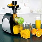 Eje cónico horizontal y colador para conservar al máximo todos los nutrientes, vitaminas y sabor