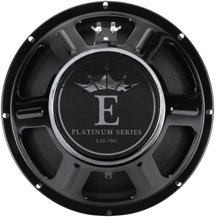 Eminence Platinum 12" Guitar Amp Speaker – 70W Neodymium Magnet Lightweight Loudspeaker for Combo Amps and Cabinets – Balanced Tone with Tight Lows and Sparkling Highs - L12-70C-8