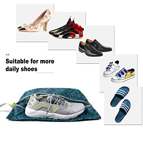 Beegreen Travel Essentials Shoe Bags For Travel Pack Of 6, Travel Shoe Bags For Men & Women Shoe Storage Organizer With Zipper Closure, Travel Accessories Vacation,Luggage Organizer Portable Shoe Pouch With Handle #TOP3